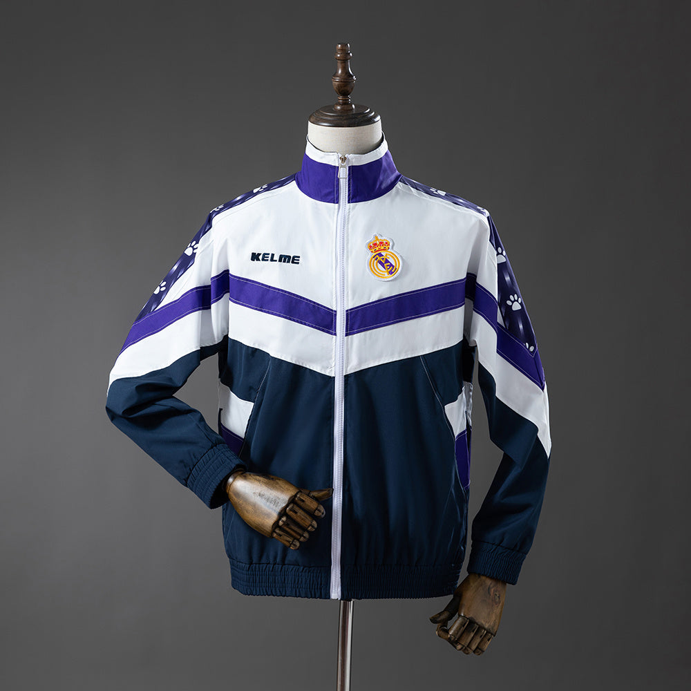 CHAQUETA ROMPEVIENTOS REAL MADRID RETRO 94/97